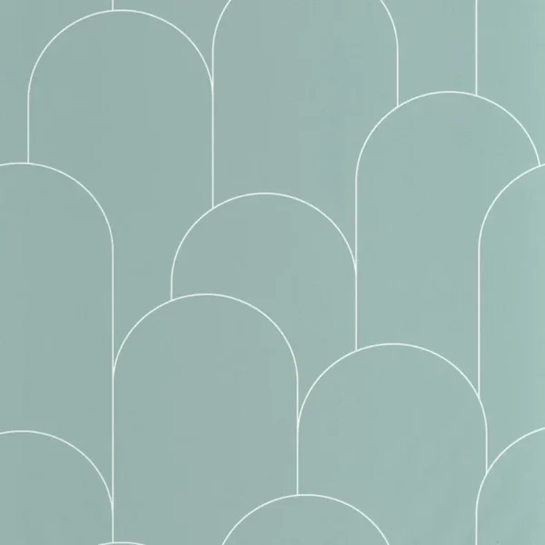 Papel pintado de mosaico en color azul Ornament 105287000