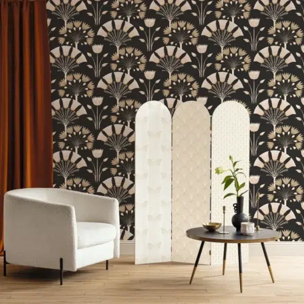 Papel pintado de estampado floral en color verde Majestic 105277120 - Imagen 11