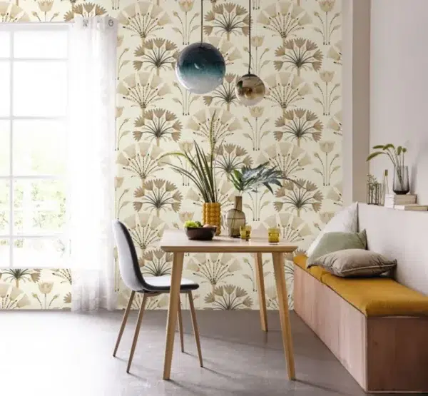 Papel pintado de estampado floral en color verde Majestic 105277120 - Imagen 9
