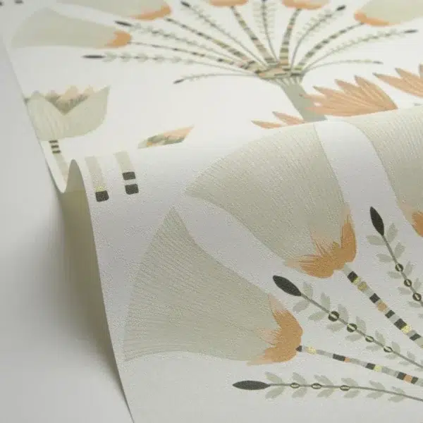 Papel pintado de estampado floral en color verde Majestic 105277120 - Imagen 7