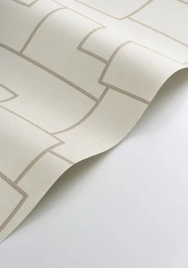 Papel pintado abstracto en color blanco Inca 201121101 - Imagen 3