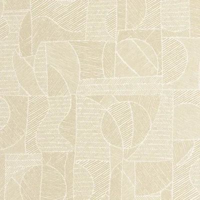 Papel pintado abstracto en color beige Baman 201161177