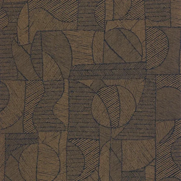 Papel pintado abstracto en color marrón Baman 201166969