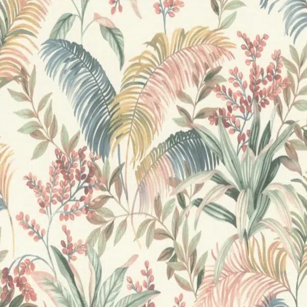 Papel pintado tropical multicolor Bella 017-BLL