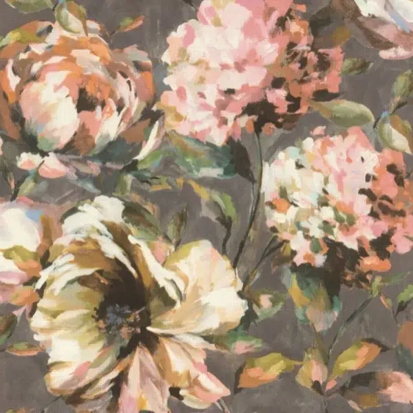 Papel pintado de estampado floral multicolor Bella 046-BLL