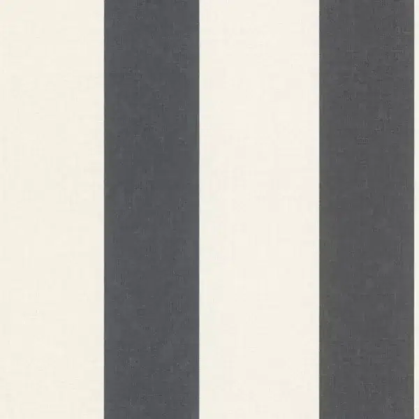 Papel pintado de rayas en color negro Bella 045-BLL