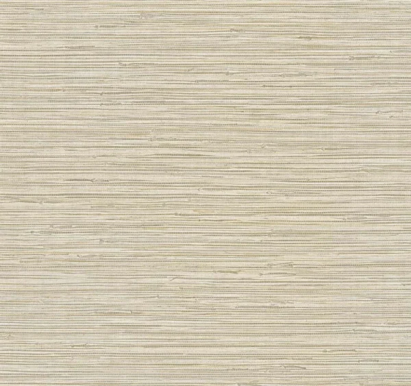 Papel pintado símil fibras naturales en color beige Eagle River Arrowroot WS71415