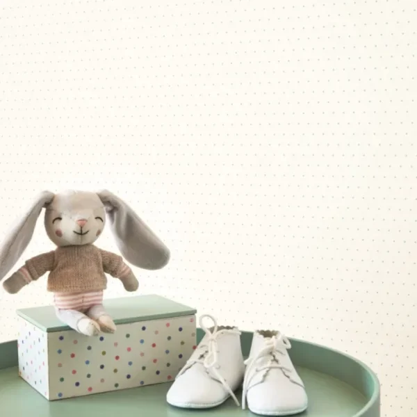 Papel pintado de topos en color beige My Little World Pois 29791118 - Imagen 4