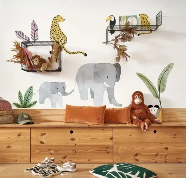 Mural de papel pintado en color amarillo Wild Life Spray Up 200882992 - Imagen 3