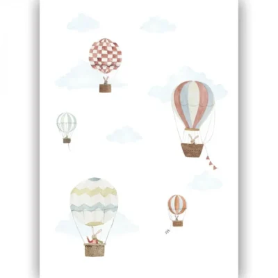 Mural de papel pintado en color blanco Travel Around the World 200720303