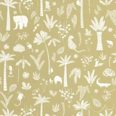 Papel pintado palmeras en color verde Poetic Jungle 200767272