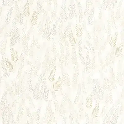 Papel pintado de hojas en color beige Walk in the Jungle 200791404