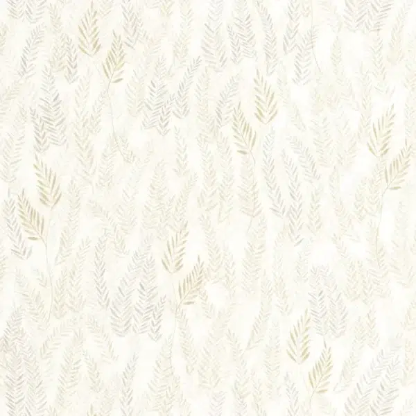 Papel pintado de hojas en color beige Walk in the Jungle 200791404