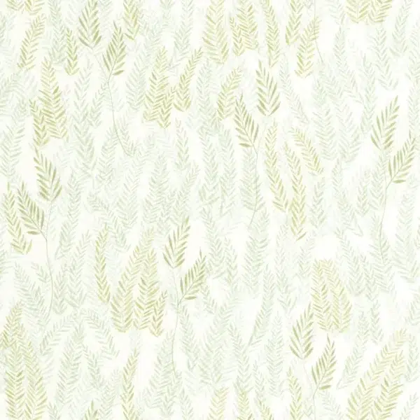 Papel pintado de hojas en color verde Walk in the Jungle 200797515