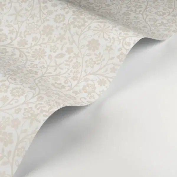 Papel pintado estampado floral en color beige Poetic Flowers 200831313 - Imagen 4