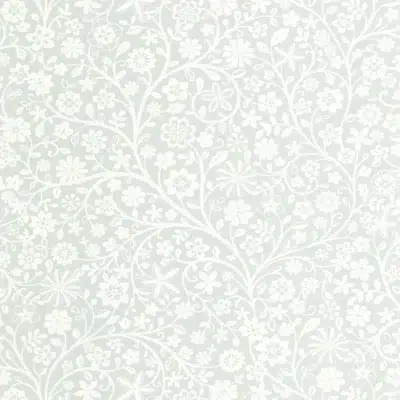 Papel pintado estampado floral en color azul Poetic Flowers 200836442