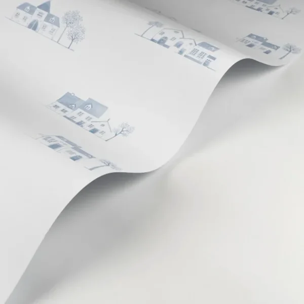 Papel pintado de estampado en color beige Walk in the Village 200841221 - Imagen 6