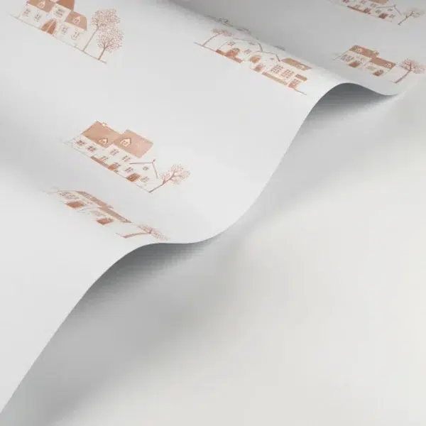 Papel pintado de estampado en color beige Walk in the Village 200841221 - Imagen 8