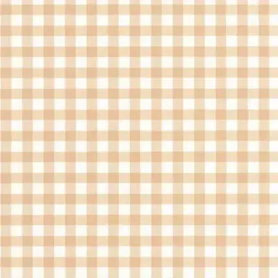 Papel pintado de cuadros en color beige Vichy 89261222