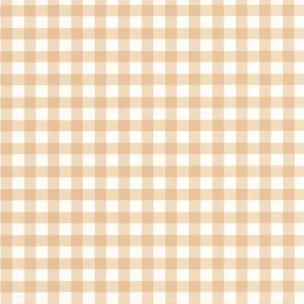 Papel pintado de cuadros en color beige Vichy 89261222