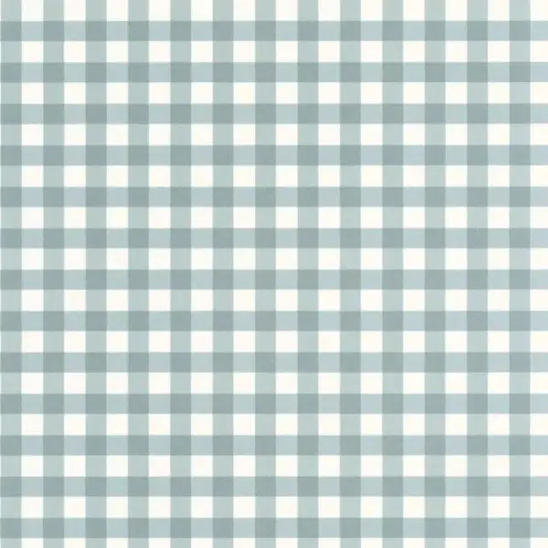 Papel pintado de cuadros en color azul Vichy 89266306