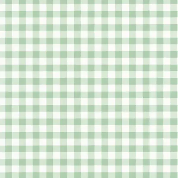 Papel pintado de cuadros en color verde Vichy 89267202