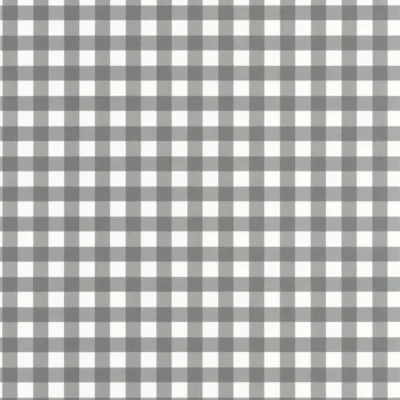 Papel pintado de cuadros en color gris Vichy 89269419