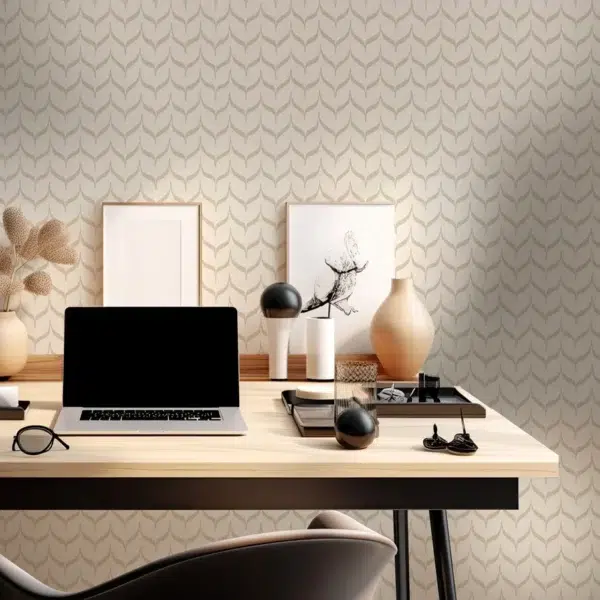 Papel pintado bicolor en color marrón Adderstone HHHW113167 - Imagen 8