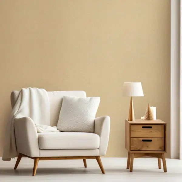 Papel pintado de moaré en color beige Elsworthy Wide Width HHHW113183 - Imagen 3