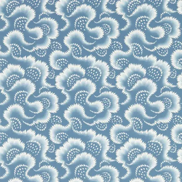 Papel pintado abstracto en color azul Ludaix HHHW113149