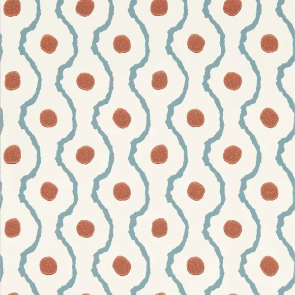 Papel pintado abstracto en color rojo Connor HHHW113159