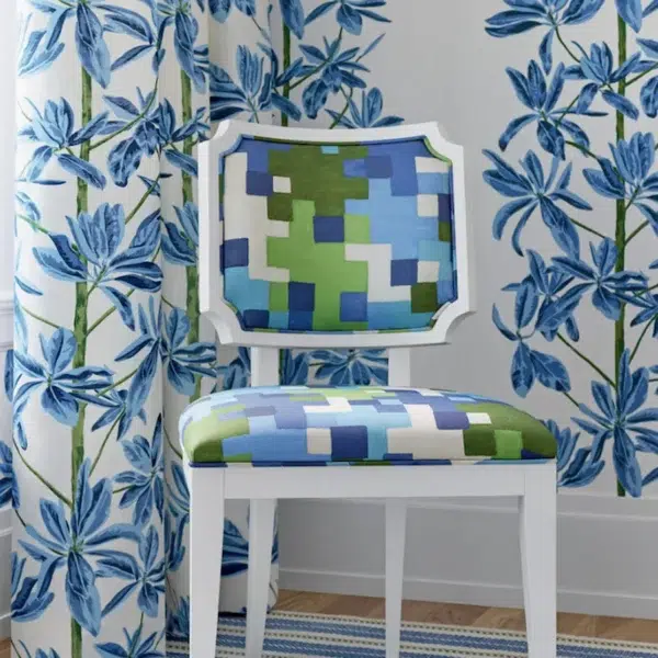Papel pintado de hojas en color azul Mangrove Tree T45032 - Imagen 3