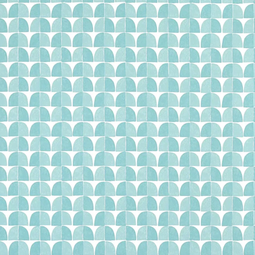 Papel pintado de dibujo pequeño en color azul Solsbury T45018