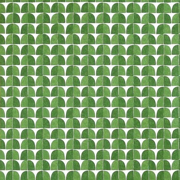 Papel pintado de dibujo pequeño en color verde Solsbury T45019