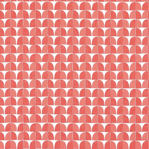 Papel pintado de dibujo pequeño en color rojo Solsbury T45021