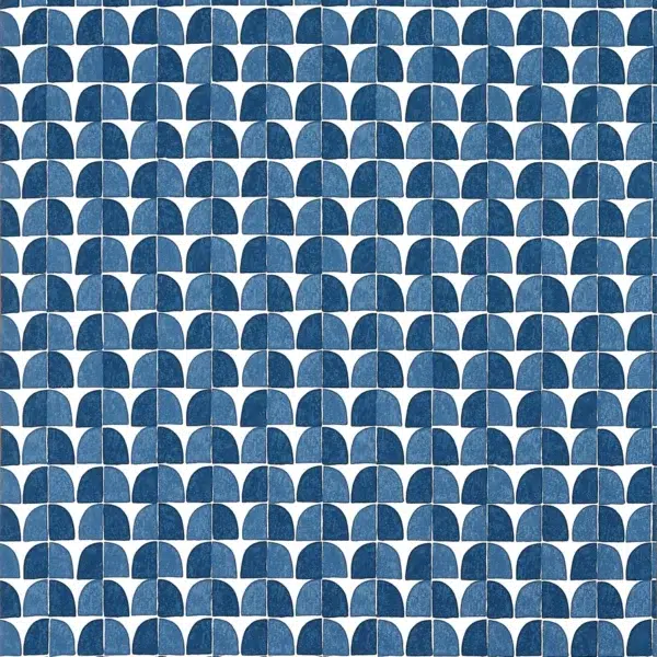 Papel pintado de dibujo pequeño en color azul oscuro Solsbury T45023