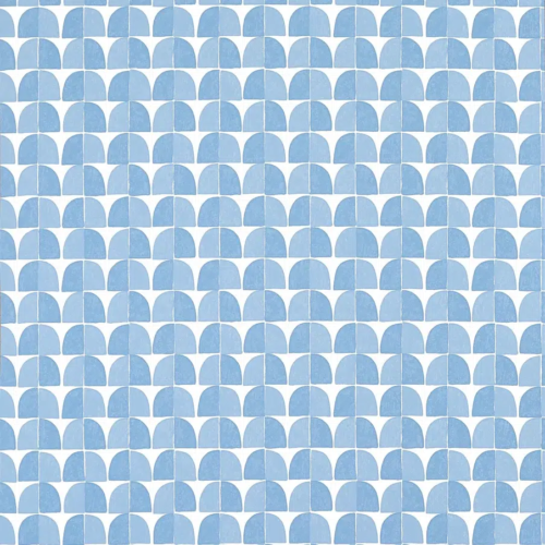 Papel pintado de dibujo pequeño en color azul Solsbury T45024