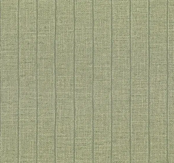 Papel pintado de rayas en color verde Leiza 26123