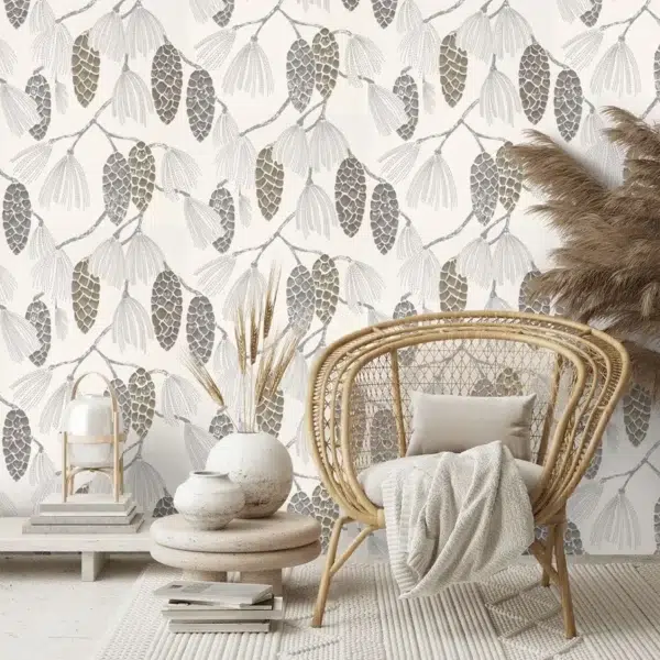 Papel pintado de frutos en color gris Epitome HSTO111502 - Imagen 18