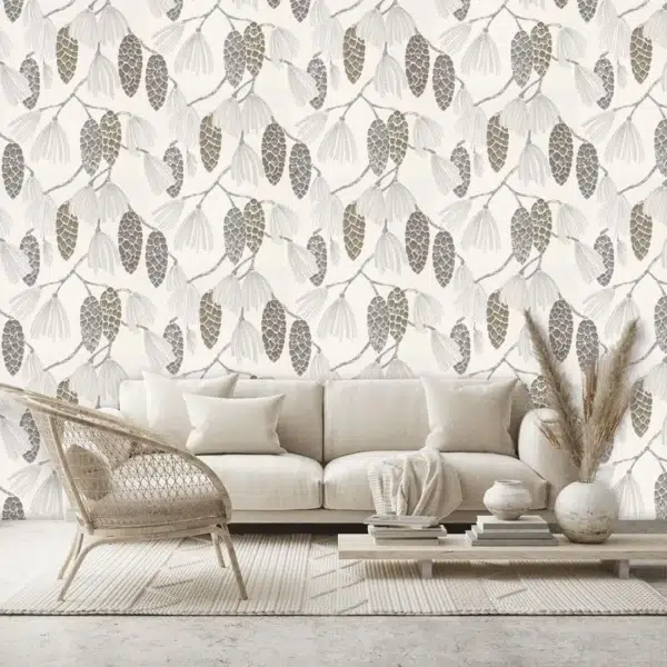 Papel pintado de frutos en color gris Epitome HSTO111502 - Imagen 15