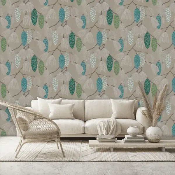 Papel pintado de frutos en color gris Epitome HSTO111502 - Imagen 3