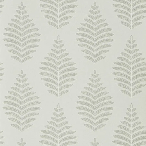 Papel pintado de hojas en color gris Lucielle HPUT111897