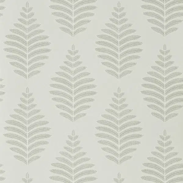 Papel pintado de hojas en color gris Lucielle HPUT111897