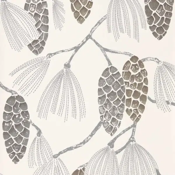 Papel pintado de frutos en color gris Epitome HSTO111501