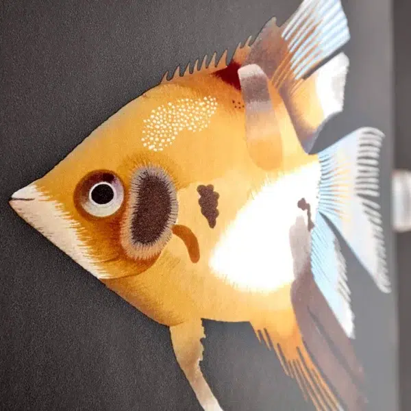 Papel pintado de peces en color beige Kamanu Wide Width HANZ111647 - Imagen 21