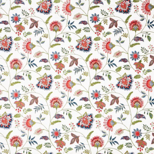 Tela bordada de estampado floral en color rosa Louisa 4099/725