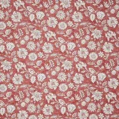 Tela de estampado floral en color rojo Library 8792/304