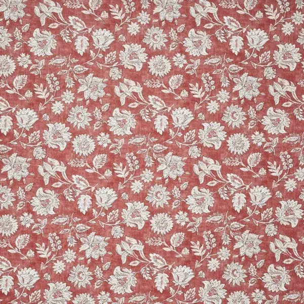 Tela de estampado floral en color rojo Library 8792/304