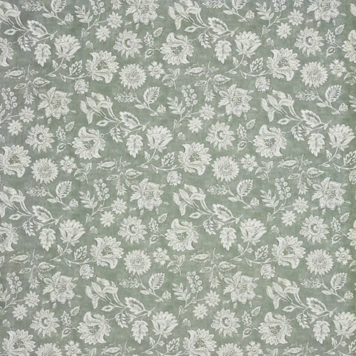 Tela de estampado floral en color verde Library 8792/616