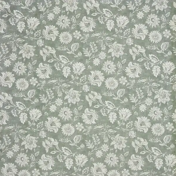 Tela de estampado floral en color verde Library 8792/616